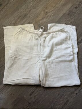 O’Neill White Linen Pants